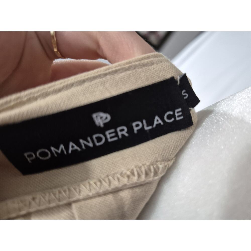 New Pomander Place Tuckernuck Khaki Finley Flutter Sleeve Mini Dress Small - Picture 9 of 9